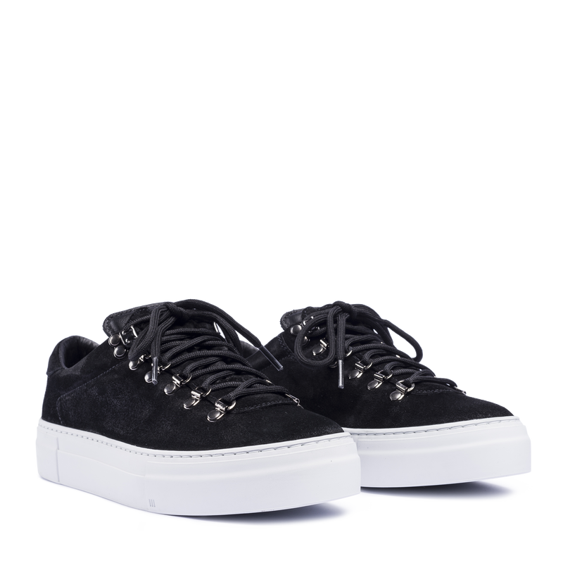 Marostica Low Black Suede Platform W